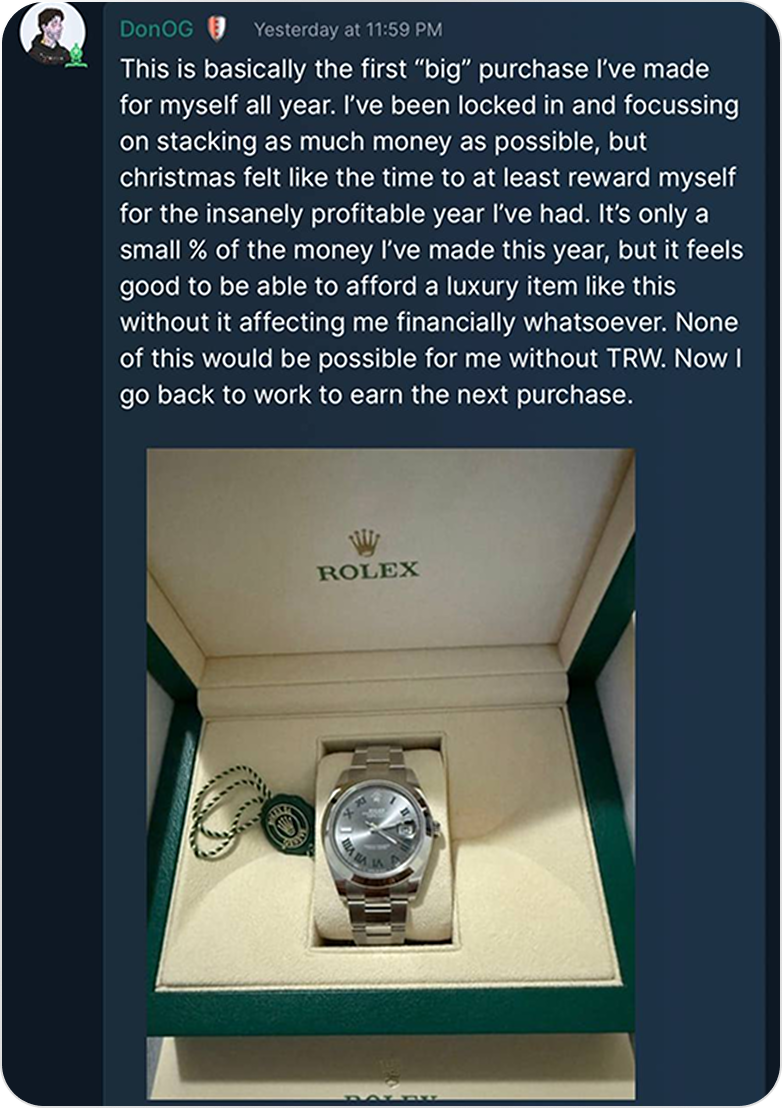 Testimonial Snapshot